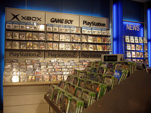 Video game retail display